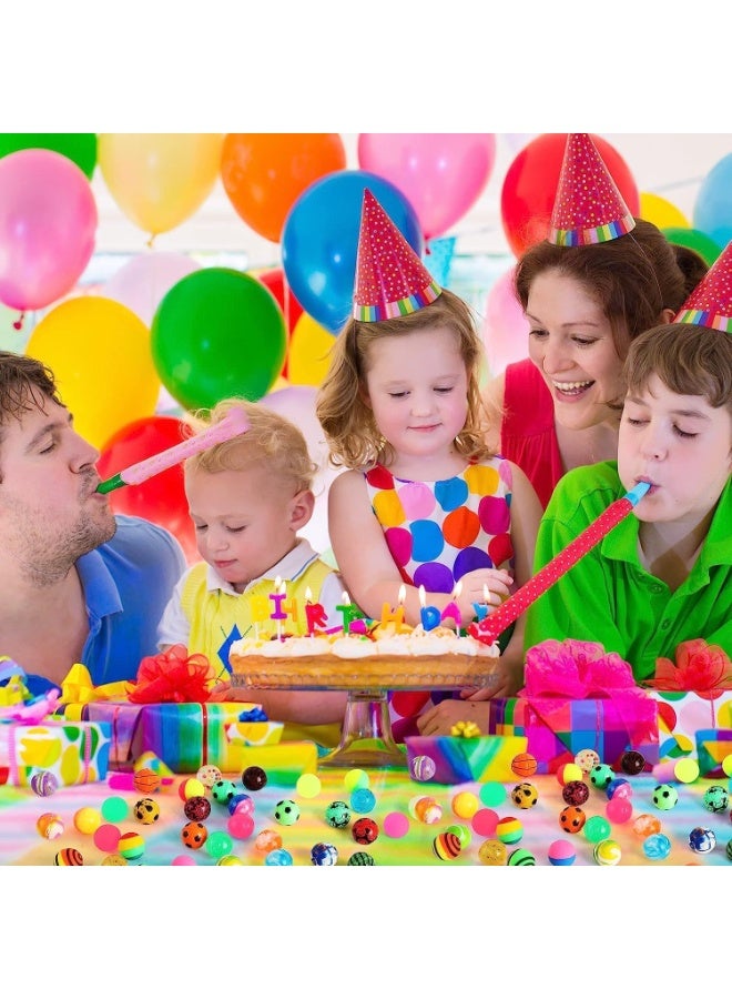 ChicAbode 50 قطعة من الكرات النطاطة بالجملة، كرات نطاطة عالية بأنماط متنوعة، لتوزيعات حفلات الأطفال، والجوائز، وهدايا أعياد الميلاد (27 مم) - Image 5